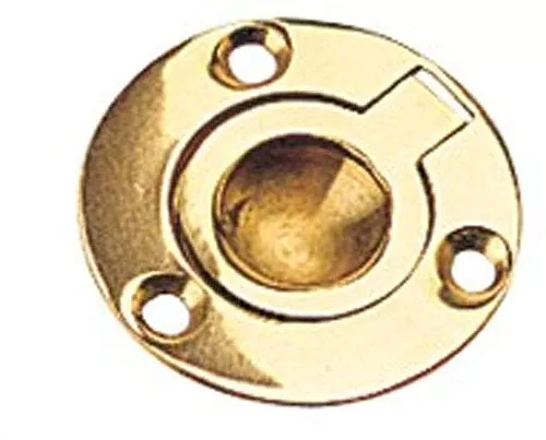Sea-Dog Line Round Ring Pull1-5/8, Brass