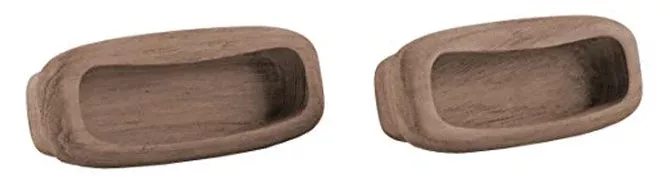 SeaTeak Drawer Pull, Oblong Teak 3-1/4" - 2 PK