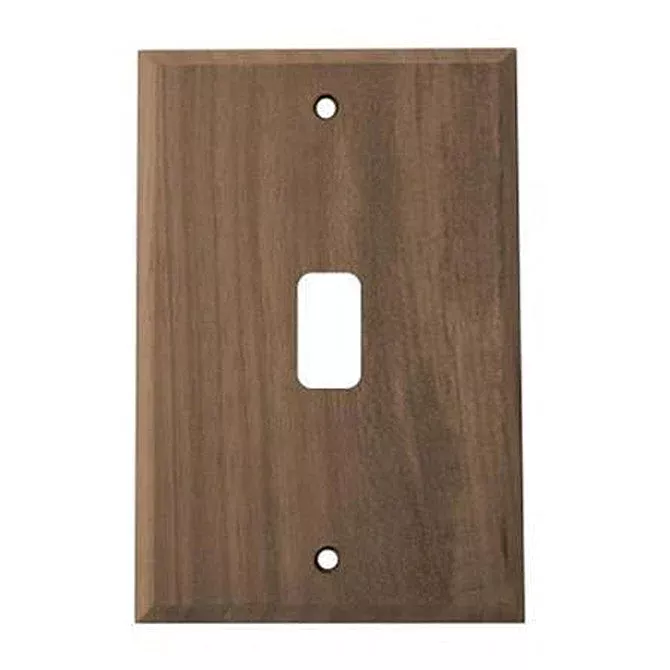 SeaTeak Switch Plate, Teak - 2 PK