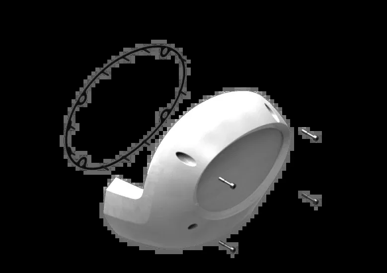 Simrad HALO Spare, PED END CAP withLED, Left