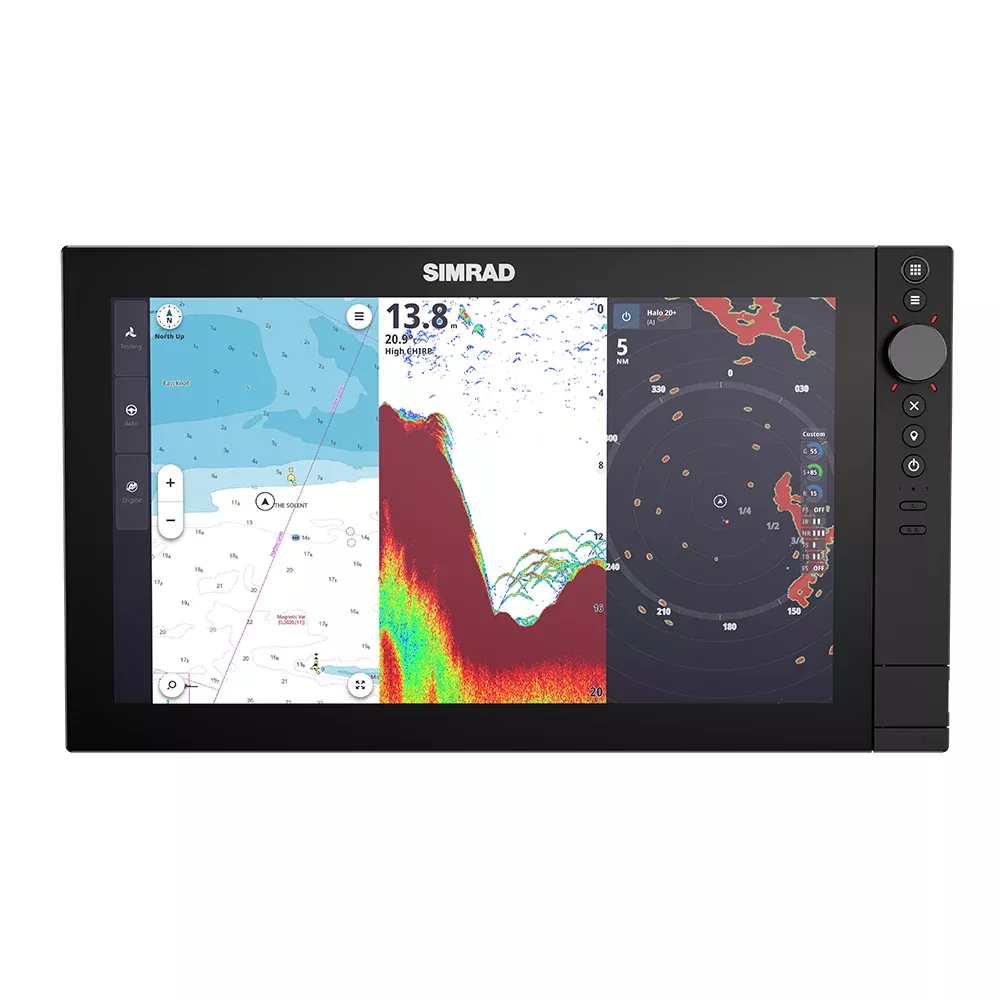 Simrad NSS 4-16 16" NSS 4 Multifunction Display with C-MAP DISCOVER X Chart and Built-in Dual-Channel Sonar (000-16018-001)