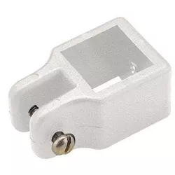 Square Tube Jaw Slide White 1"