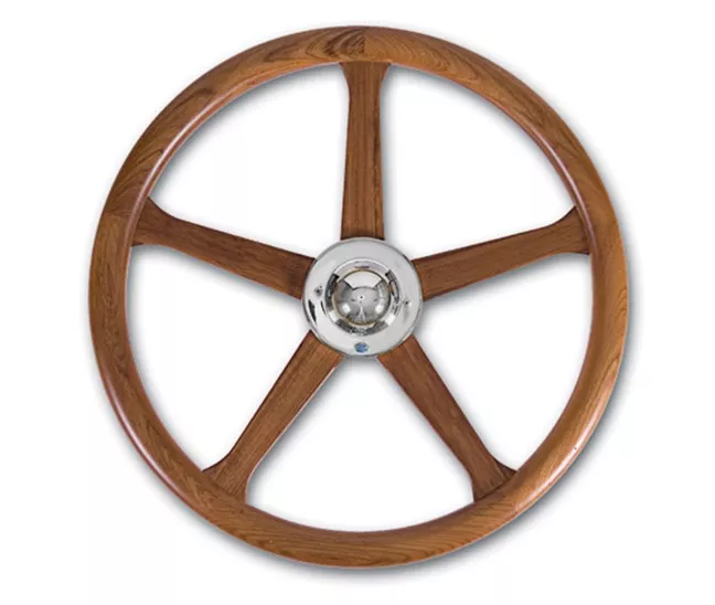 Stazo Type 19 Retro Classic Chrome Steering Wheel