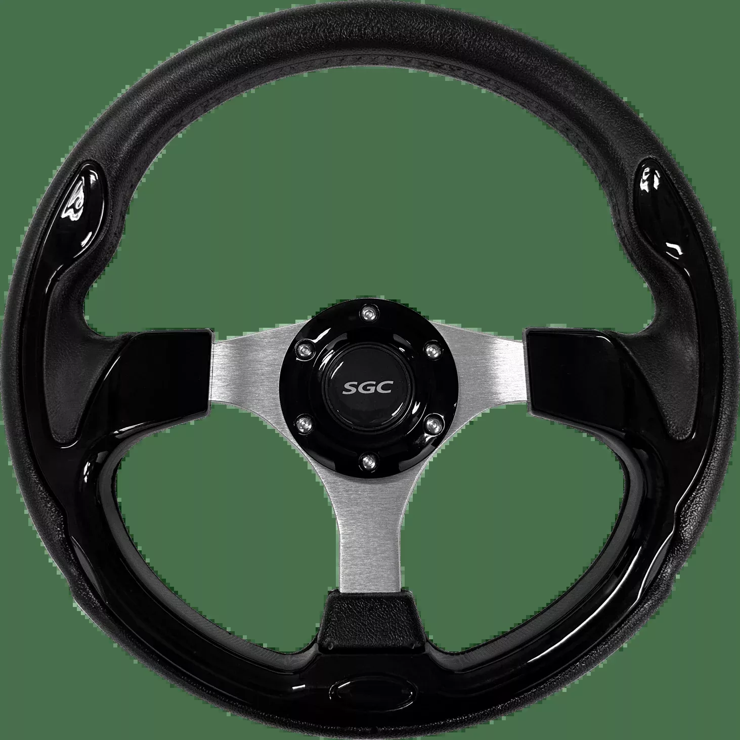 STEELENG SGC SW04 STEERING WHEEL – Sporty – Glossy Black