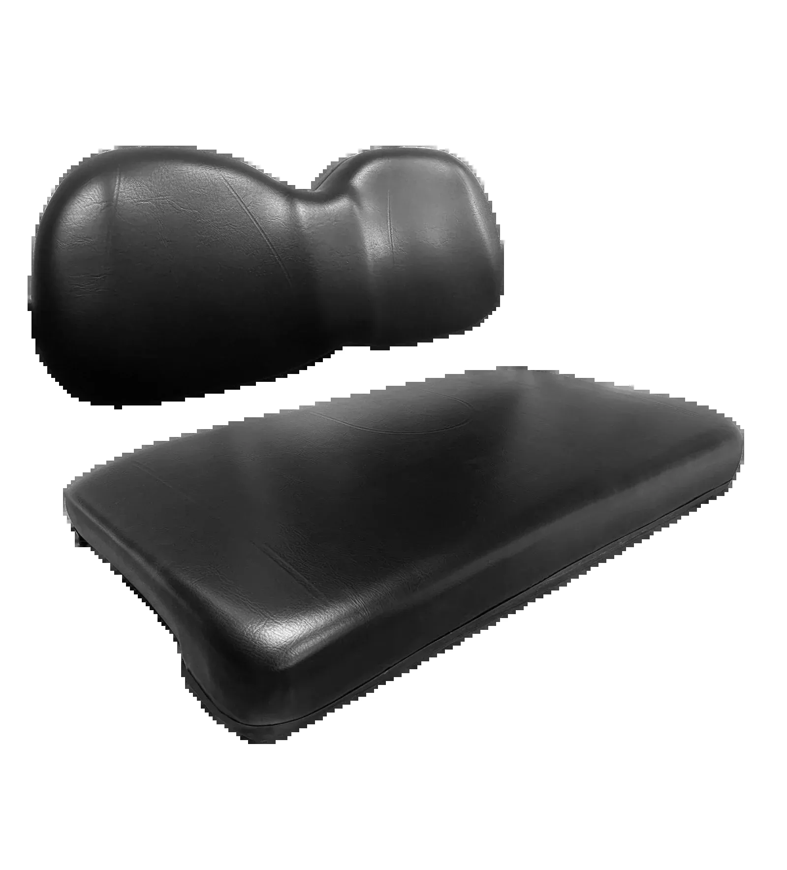 STEELENGKOZIP Cushion Set Front Seat for Club Car Precedent/Tempo - Black
