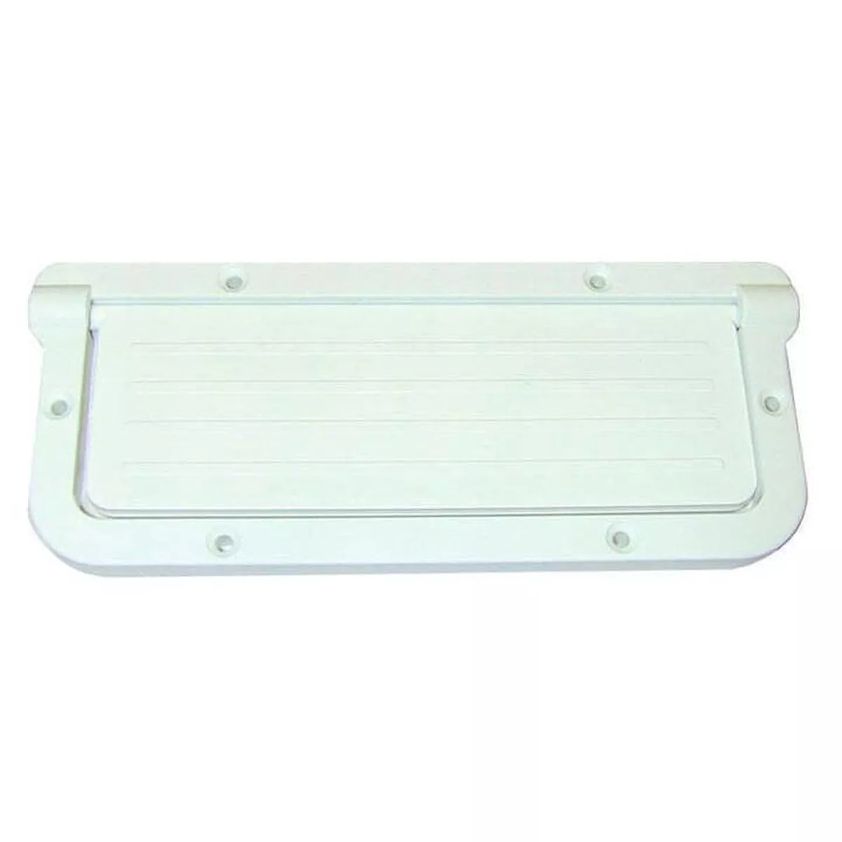 T-H Marine Large Rectangular Scupper - White [LRS-2-DP]