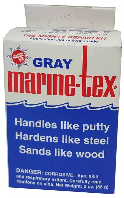 Travaco Marine Tex Epoxy Putty WHITE 2 oz.