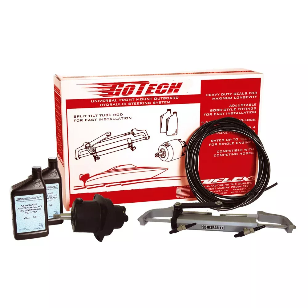 UFlex GoTech 1.0 Universal Front Mount Outboard Hydraulic Steering System [GOTECH 1.0]