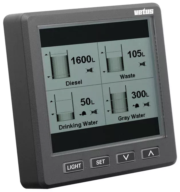 Vetus Display for Ultrasonic Level Sensors