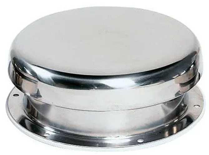 Vetus Mushroom Ventilator SS with Plastic Trim Ring