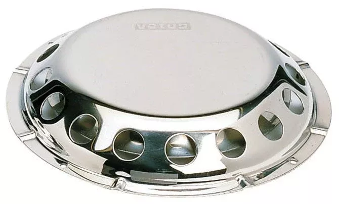 Vetus Non-Closeable Deck Ventilator SS with Plastic Trim Ring