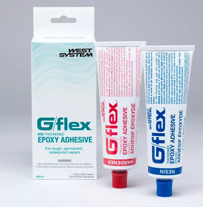 West System G/Flex Thick Epoxy - 4oz Resin, 4oz Hardener Kit