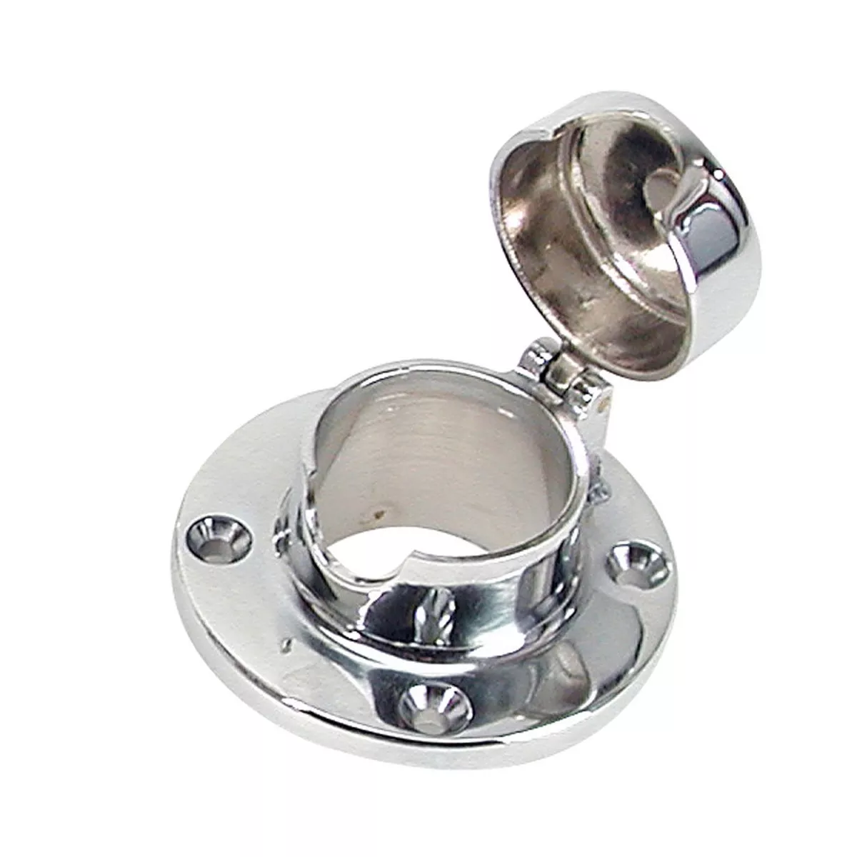Whitecap Chain & Rope Deck Pipe Hinged 1-1/2" Opening [S-0112C]