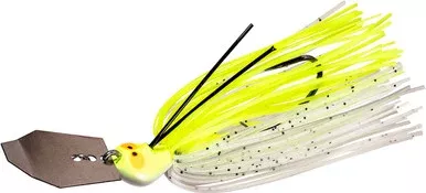 Z-Man CrossEyeZ ChatterBait – 3/8oz – Chartreuse/White