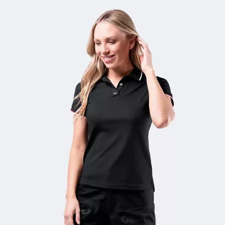 Zhik Womens Elite Active Polo - Black
